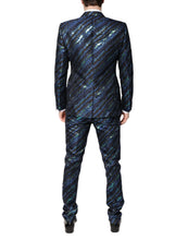 Dolce & Gabbana Multicolor Polyester Jacquard 2 Piece Suit