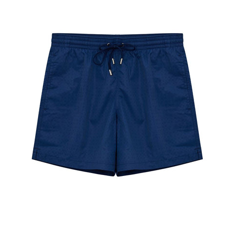 Canali Blue Polyester Swim Short