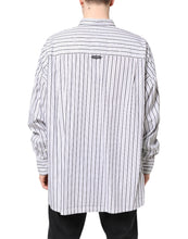 Dolce & Gabbana White Black Stripe Button Down Casual Shirt