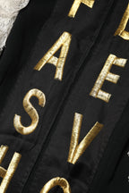 Dolce & Gabbana Black Fashion Devotion Embellish Mini Dress