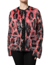 Dolce & Gabbana Red Mohair Wool Button Down Cardigan Sweater