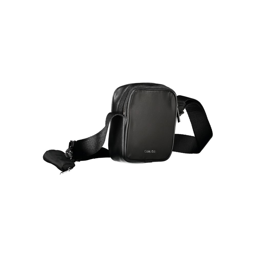 Calvin Klein Black Polyester Men Shoulder Bag