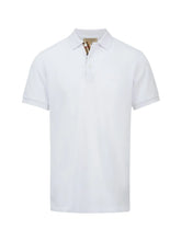 White Cotton Collared Polo Shirt Burberry
