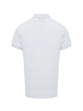 White Cotton Collared Polo Shirt Burberry