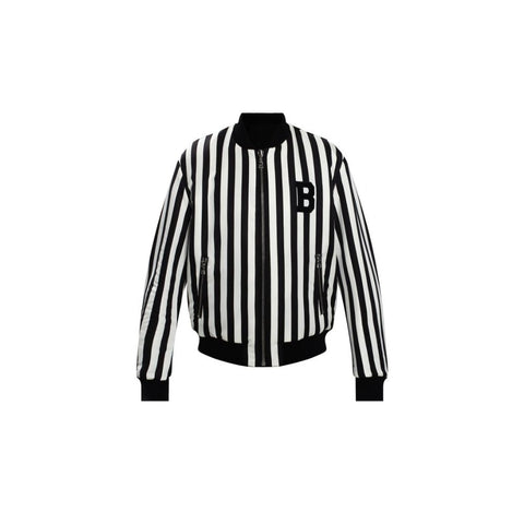 Balmain Black Polyamide Men's Reversible Jacket