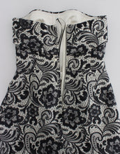 White Floral Lace Silk Corset Maxi Dress Dolce & Gabbana