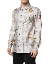 Dolce & Gabbana Multicolor Silk Printed Button Down Shirt