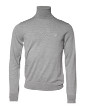 Dolce & Gabbana Gray Wool Knitted Men Pullover Sweater