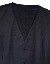 Dolce & Gabbana Black Wool Waistcoat Dress Formal Vest