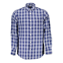Blue Cotton Men Shirt Gant