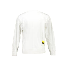 White Cotton Unisex Sweatshirt Calvin Klein