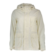 White Cotton Women Jacket Gant
