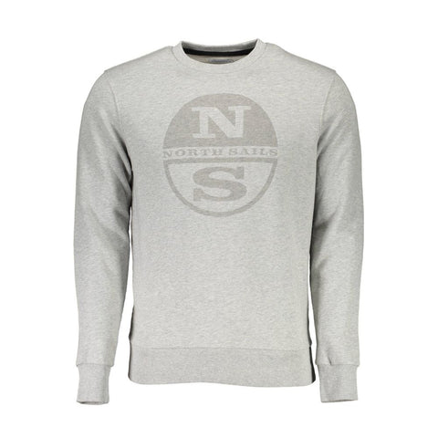 Gray Cotton Unisex Sweatshirt North Sails