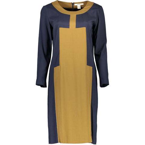 Blue Viscose Women Dress Gant