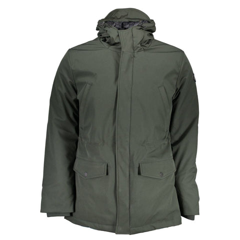 Green Polyester Men Jacket U.S. POLO ASSN.