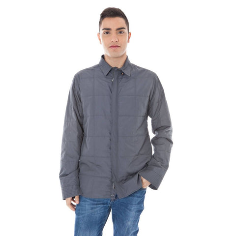 Gray Polyester Men Jacket Calvin Klein