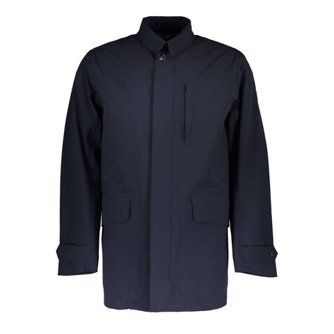 Blue Polyester Men Jacket Gant