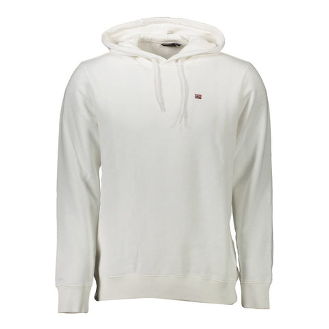 White Cotton Men Sweater Napapijri