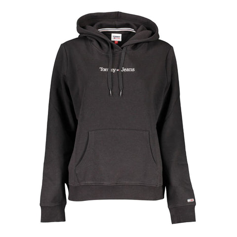 Black Cotton Women Sweater Tommy Hilfiger