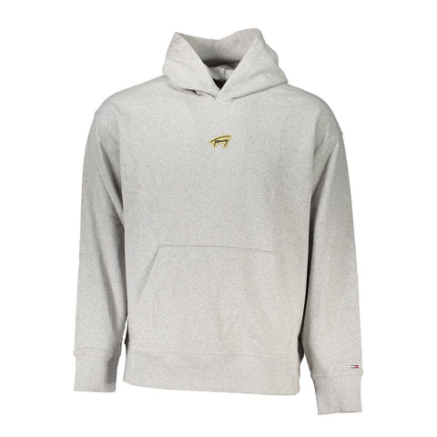Gray Cotton Men Sweater Tommy Hilfiger