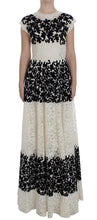 Floral Lace Ricamo Long Ball Maxi Dress Dolce & Gabbana