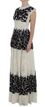 Floral Lace Ricamo Long Ball Maxi Dress Dolce & Gabbana