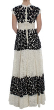 Floral Lace Ricamo Long Ball Maxi Dress Dolce & Gabbana