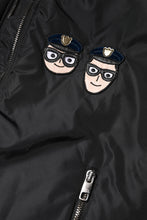 Dolce & Gabbana Black Nylon #DGFamily Full Zip Bomber Jacket