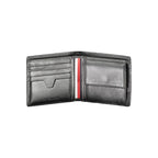 Tommy Hilfiger Black Leather Men Wallet