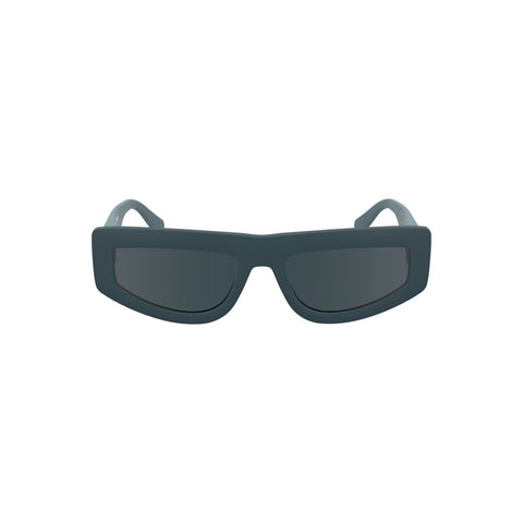 Calvin Klein Blue Bio-Based Fabric Women Sunglass