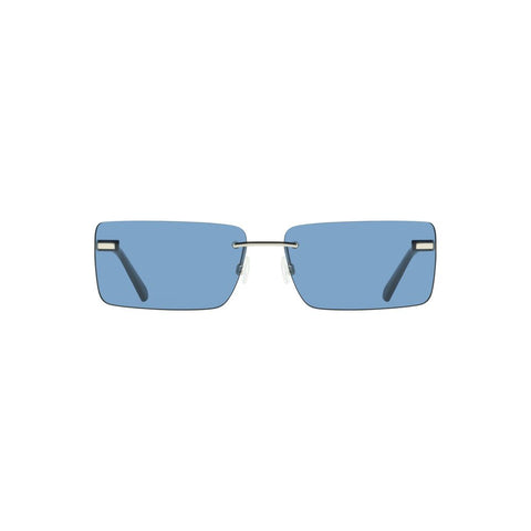 Calvin Klein Blue Metal Women Sunglass