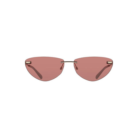 Calvin Klein Pink Metal Women Sunglass