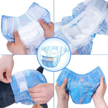 Disposable Dog Diapers for Female Dogs - Jeans Super Absorbent Soft