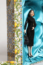 Dolce & Gabbana Black Dress MARIA Porcelain Fashion Show Leather Sicily Dolls