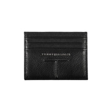 Tommy Hilfiger Black Leather Men Wallet