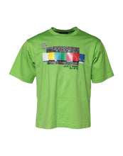 Dolce & Gabbana Green Graphic Printed Round Neck T-shirt