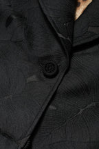 Dolce & Gabbana Black Single Breasted Trench Coat Jacket