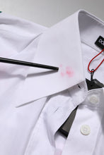 Dolce & Gabbana White Cotton Floral Appliques Dress Shirt Top