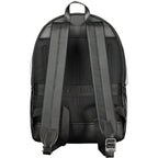 Tommy Hilfiger Black Polyester Men Backpack