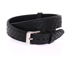 Snakeskin CZ LOVE 925 Silver Bracelet Nialaya