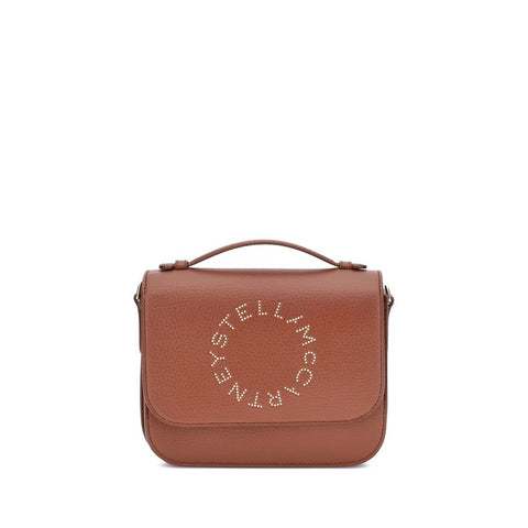 Logo Flap Bag Eco Embossed Grainy Alter Stella McCartney