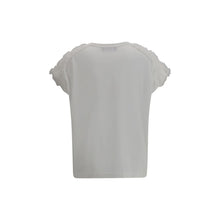 T-Shirt with tulle appliqués Fabiana Filippi