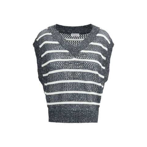 Striped Vest Brunello Cucinelli