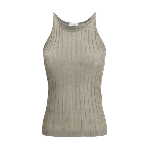 Lurex Tank Top Brunello Cucinelli