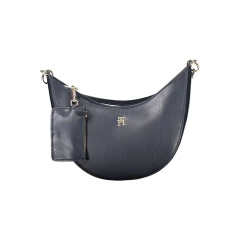 Blue Polyethylene Women Handbag Tommy Hilfiger