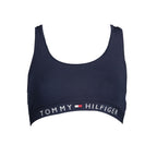 Blue Cotton Women Sports Bra Tommy Hilfiger