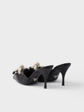 Prada Black Nappa Leather Rope Detail  Sandals
