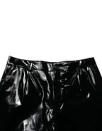 Dolce & Gabbana Black Nylon Straight Men Pants