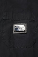 Dolce & Gabbana Black Cotton Short Sleeve Buttoned Casual Shirt
