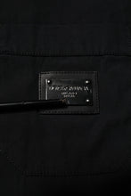 Dolce & Gabbana Black Cotton Short Sleeve Buttoned Casual Shirt